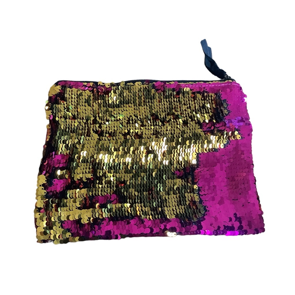 Cocoa Daisy  Magic Sequin Zipper Craft Makeup Tavel Pouch Bag  Small